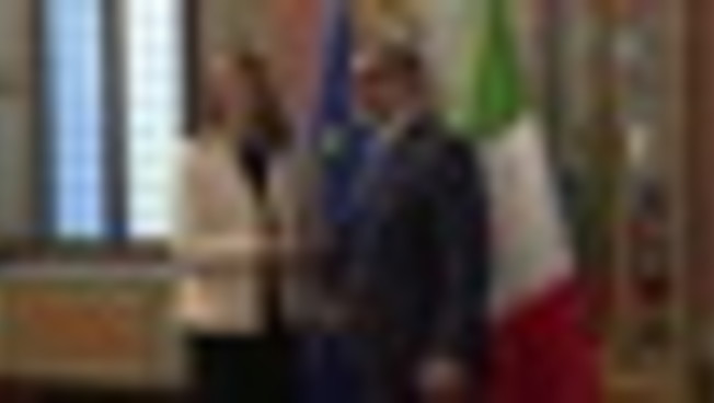 Metsola a Roma, l'incontro con il presidente del Senato La Russa