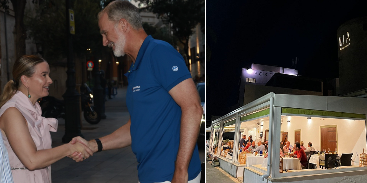 King Felipe VI joins Mallorca regatta before royal family dinner at Palma restaurant