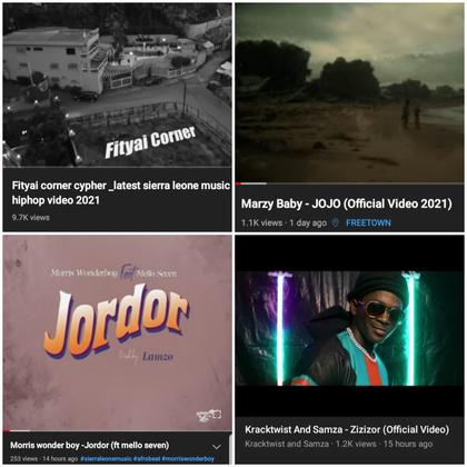 Latest Salone songs of the week ﻿