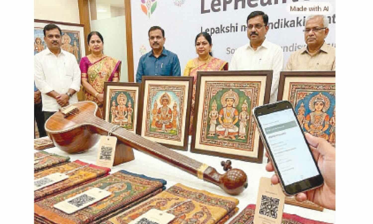 QR code to put AP handicrafts on global map