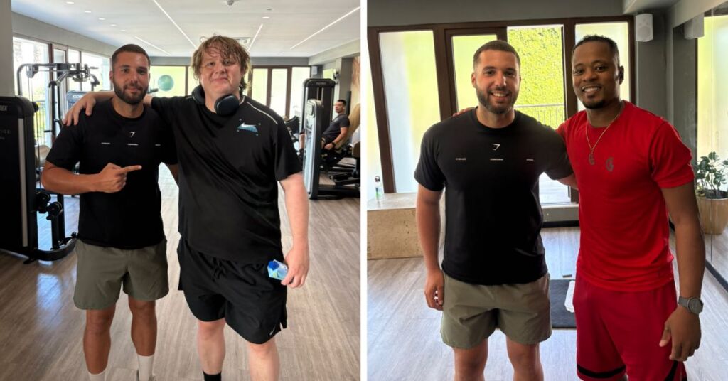 Maltese Man Meets Lewis Capaldi And Patrice Evra At Malta Gym Within Five Minutes