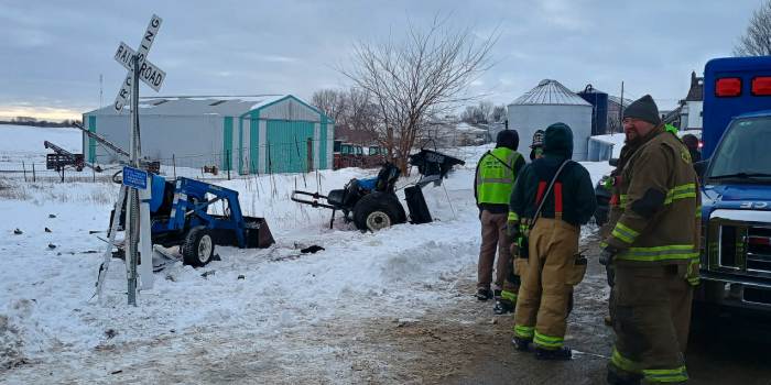Tractor Driver Flown To Fort Wayne After Accident Involving Train North Of Claypool