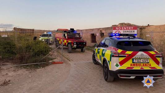 Civil Protection crews rescue faller near Selmun