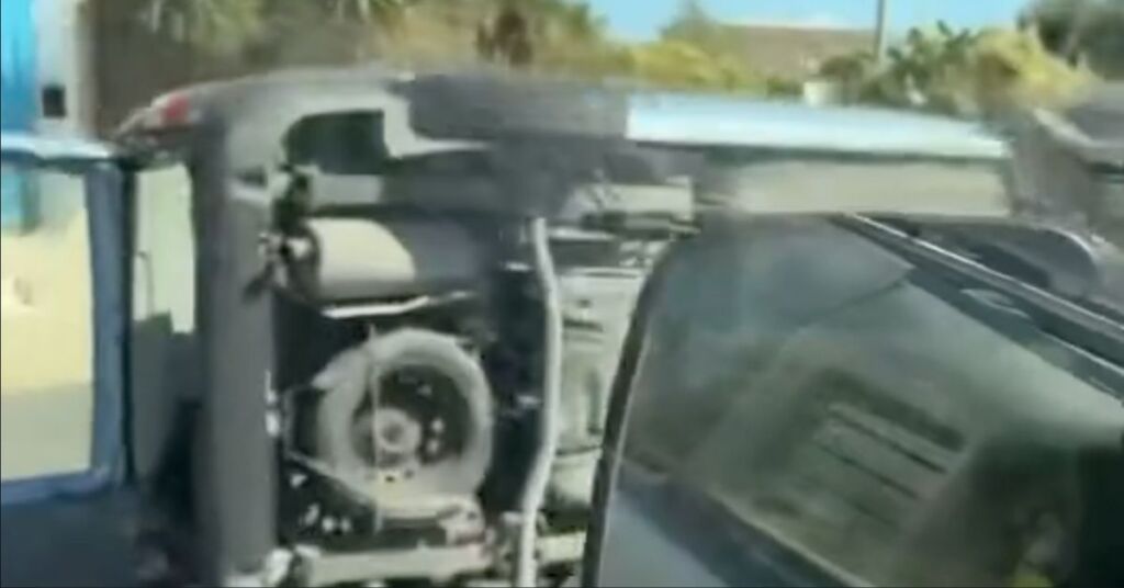 Watch: Car Overturns In Mrieħel Bypass