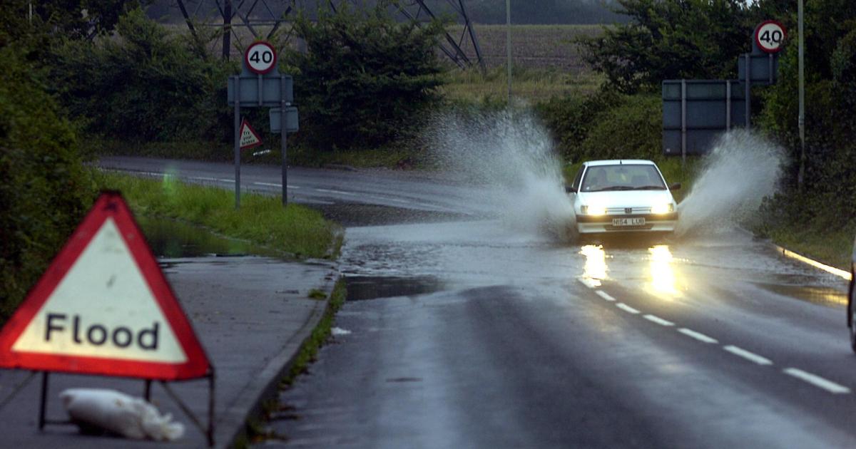Flood alert still in place after heavy rain in part of Suffolk