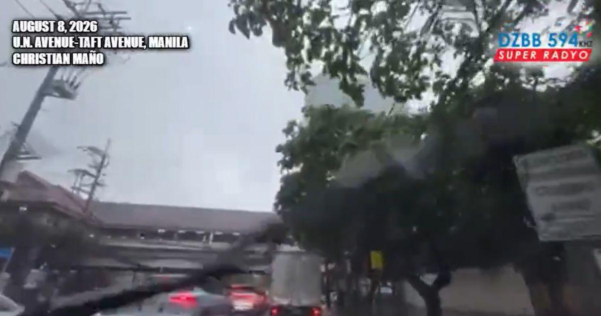 LIST: Flooded areas in Metro Manila due to rains from Habagat (Aug. 8, 2026)