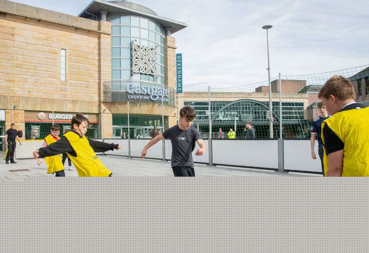 IN PICTURES: Street Scene youth pilot kicks off in Inverness city centre