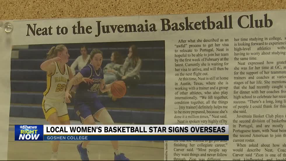 Goshen College women’s basketball player makes history by going pro
