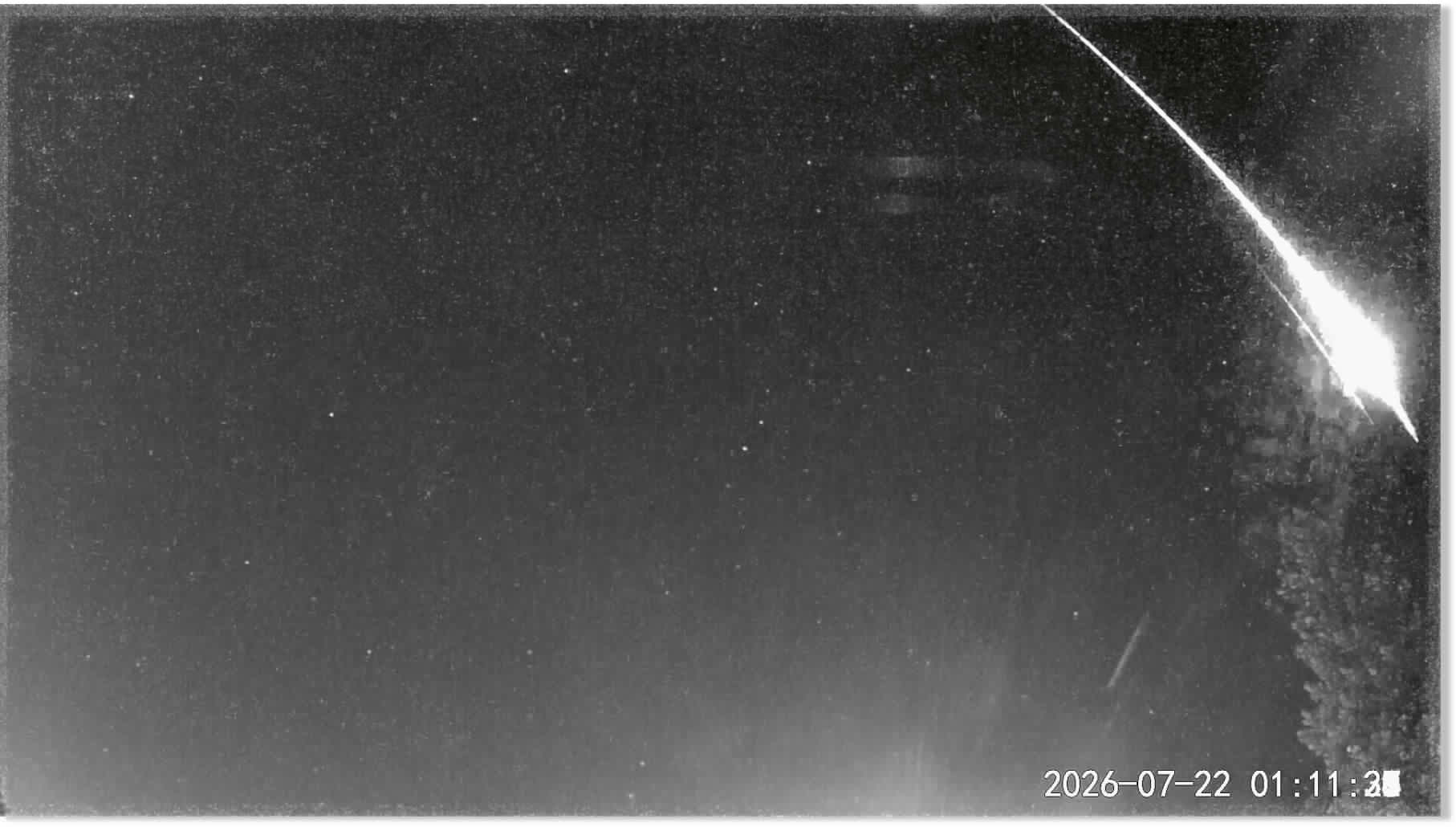 Meteor fireball over Washington state on July 22