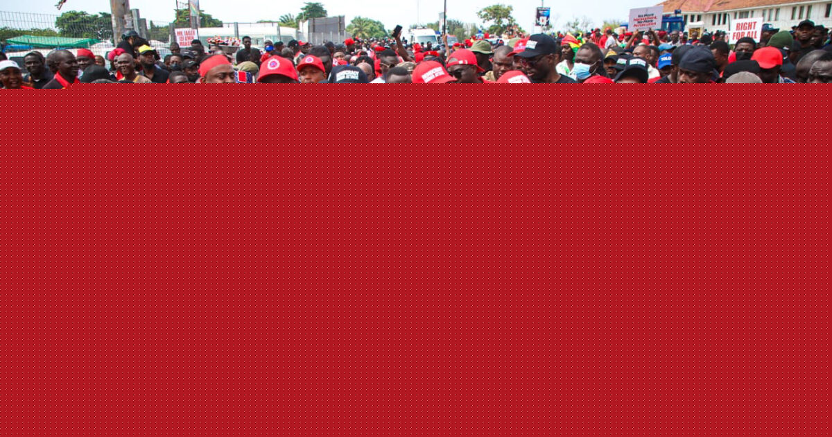 Photos from NPP’s ‘Democracy Under Attack’ demonstration