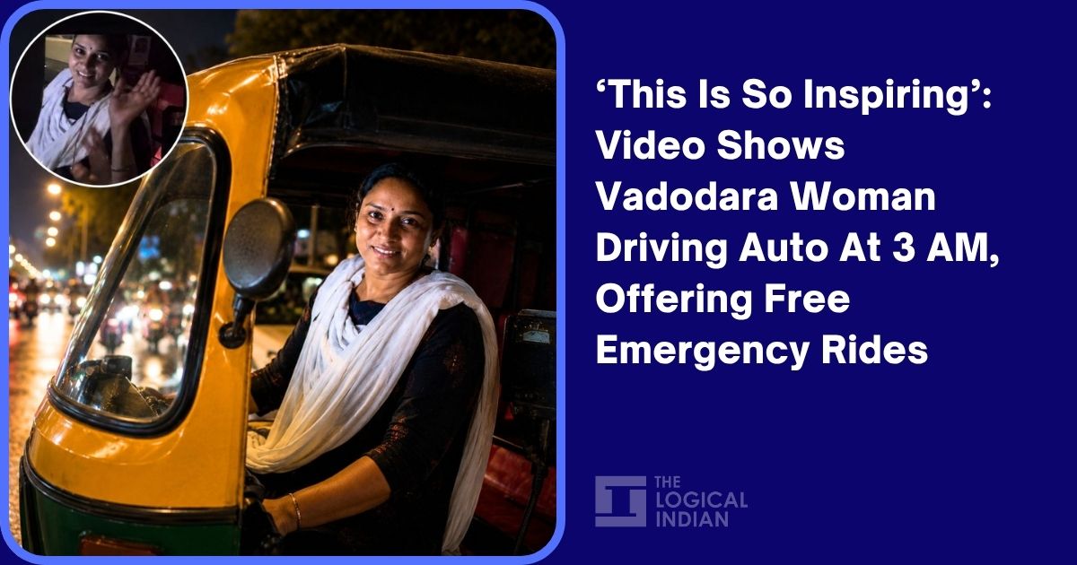 ‘This Is So Inspiring’: Video Shows Vadodara Woman Driving Auto At 3 AM, Offering Free Emergency Rides
