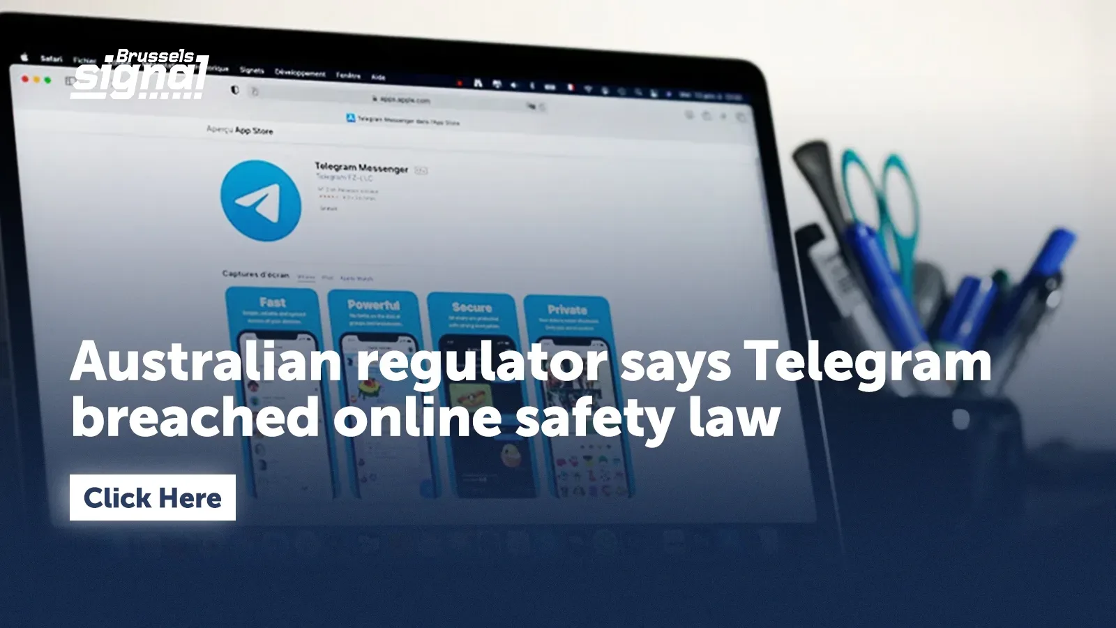 Australian regulator says Telegram breached online safety law