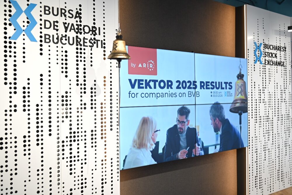 VEKTOR by ARIR 2025: 35 de note maxime pentru comunicarea cu investitorii, după evaluarea a 120 de companii și 33 de emisiuni de obligațiuni
