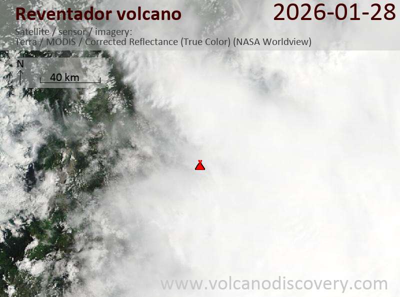Reventador Volcano Volcanic Ash Advisory: LGT VA EMS  to 14000 ft (4300 m)