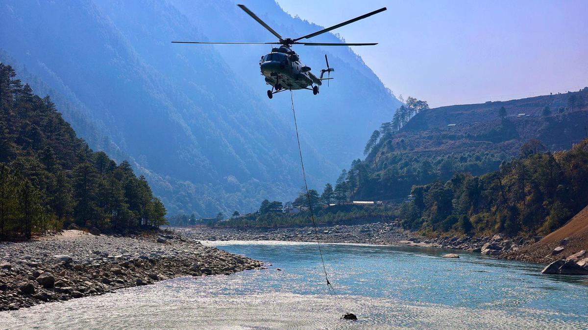 IAF drops 12,000 litres of water to battle forest fires in Arunachal Pradesh’s Lohit Valley