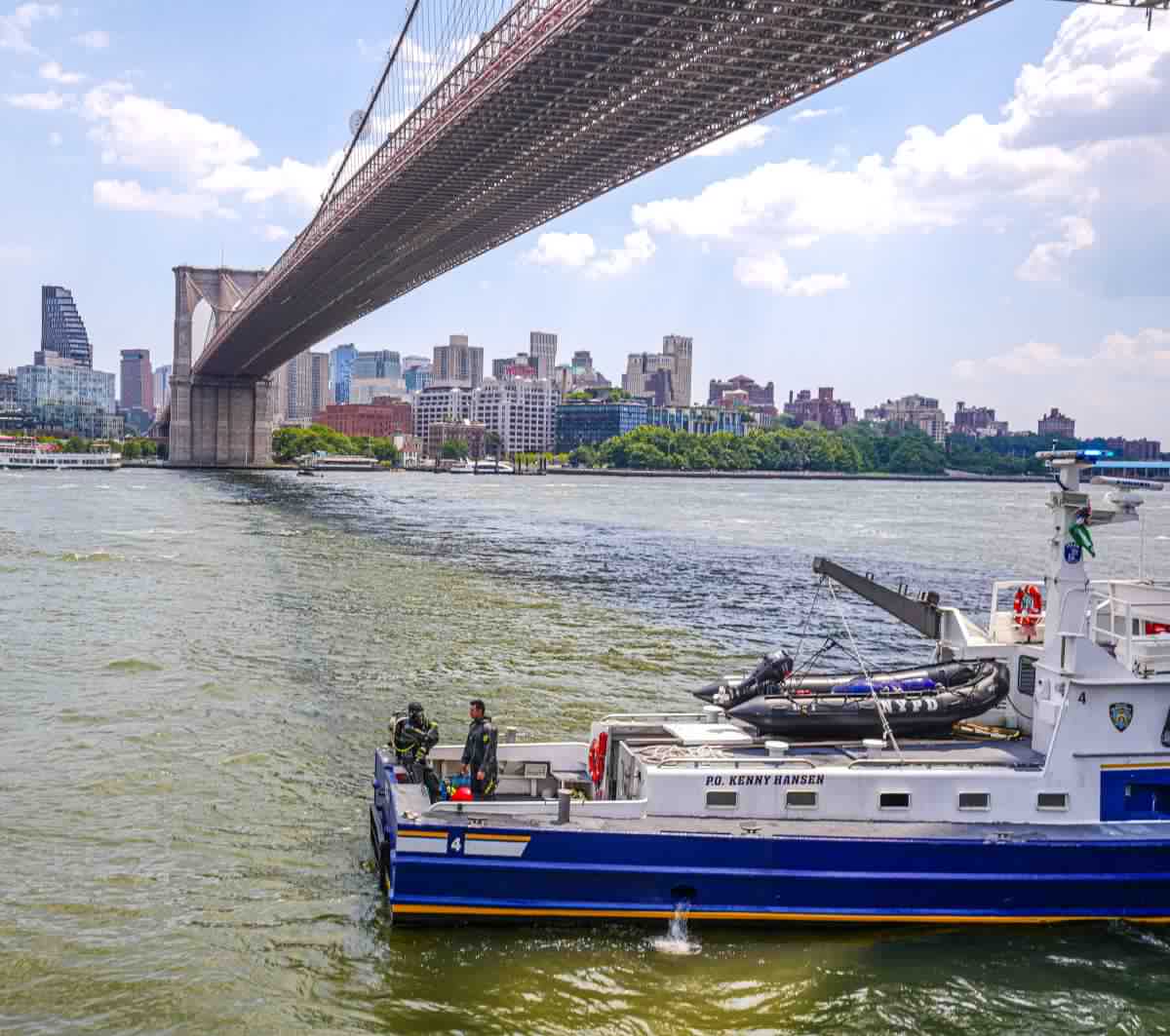Man who jumped naked from the Brooklyn Bridge hit with criminal charges