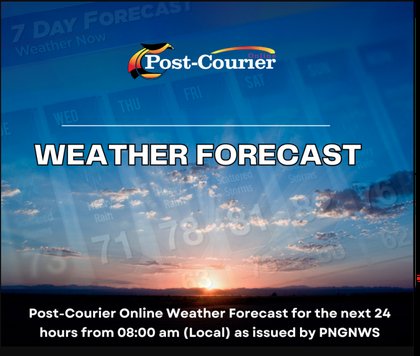 Provincial Centers & Regional forecast for PNG