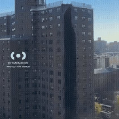 Vídeo mostra desmoronamento parcial de arranha-céu após explosão de gás em Nova York