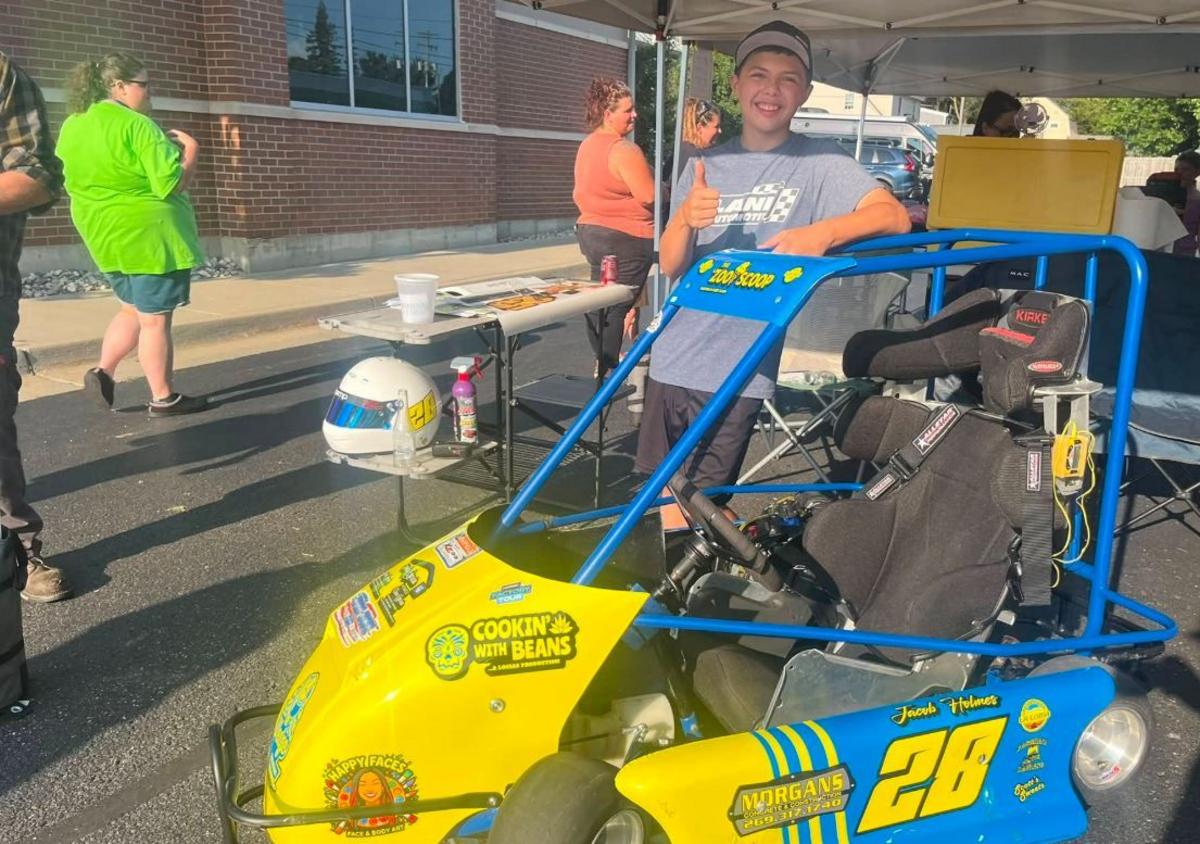 Jacob Holmes, Battle Creek's 13-year-old Champ Car Racer