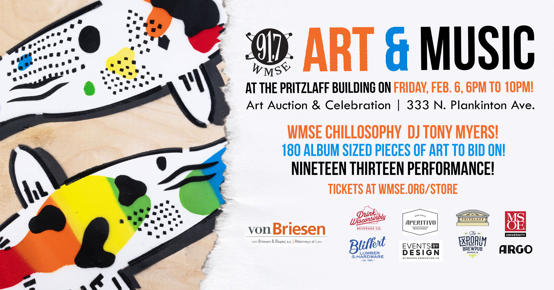 WMSE’s 9th Annual Art & Music Event and Auction