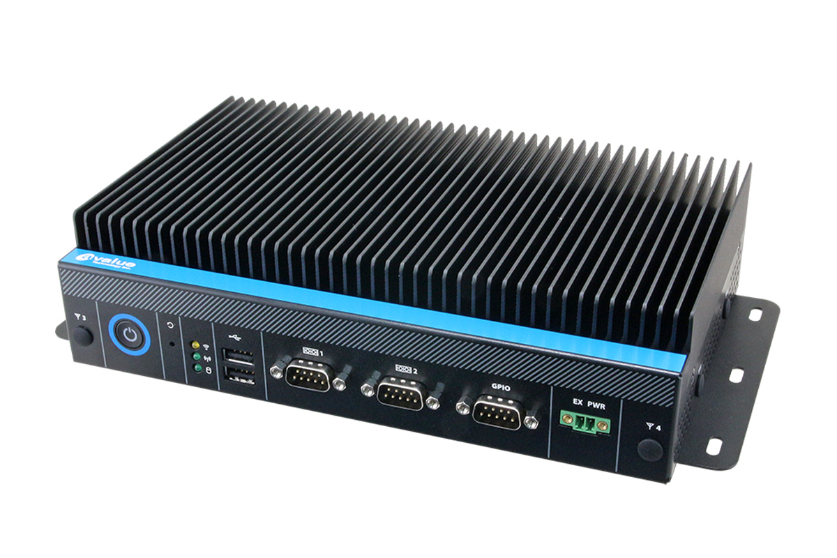 Avalue EMS-ARH – A fanless, modular industrial  “Arrow Lake-H” PC featuring IET interface with DDI, PCIe, USB 3.0…