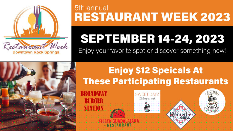 Don’t Miss The Rock Springs Downtown Restaurant Week Special