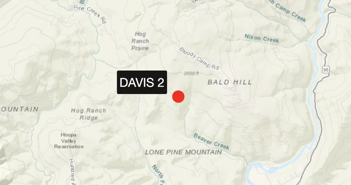 Hoopa Firefighters Responding to 2.5-Acre Fire Near Bald Hill