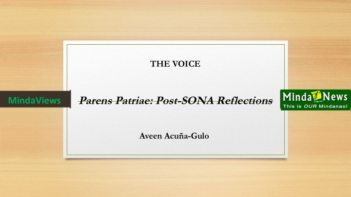Comment on THE VOICE: Parens Patriae: Post-SONA Reflections by arjie fabillr