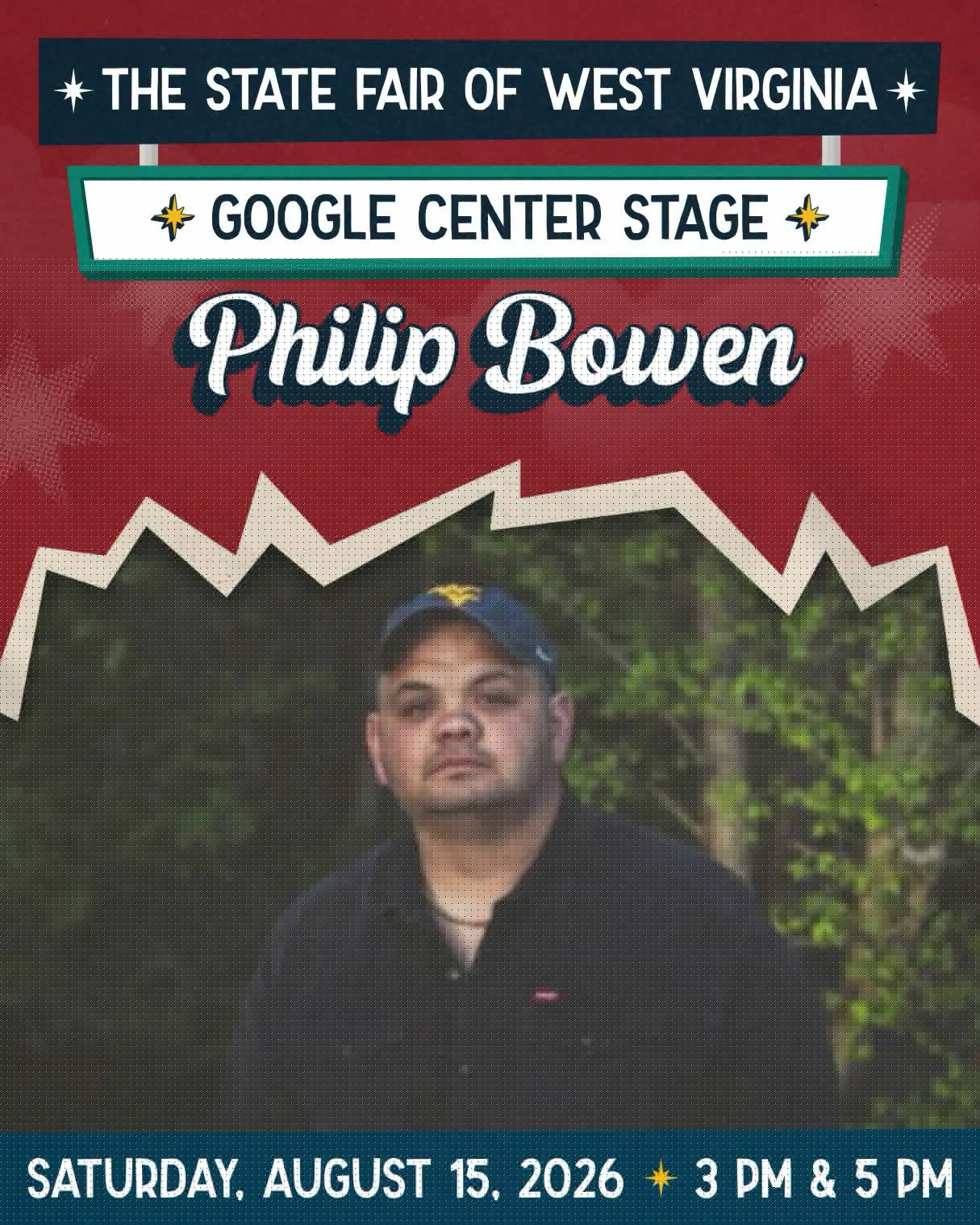 WV Native Phillip Bowen to perform during State Fair of West Virginia on August 15