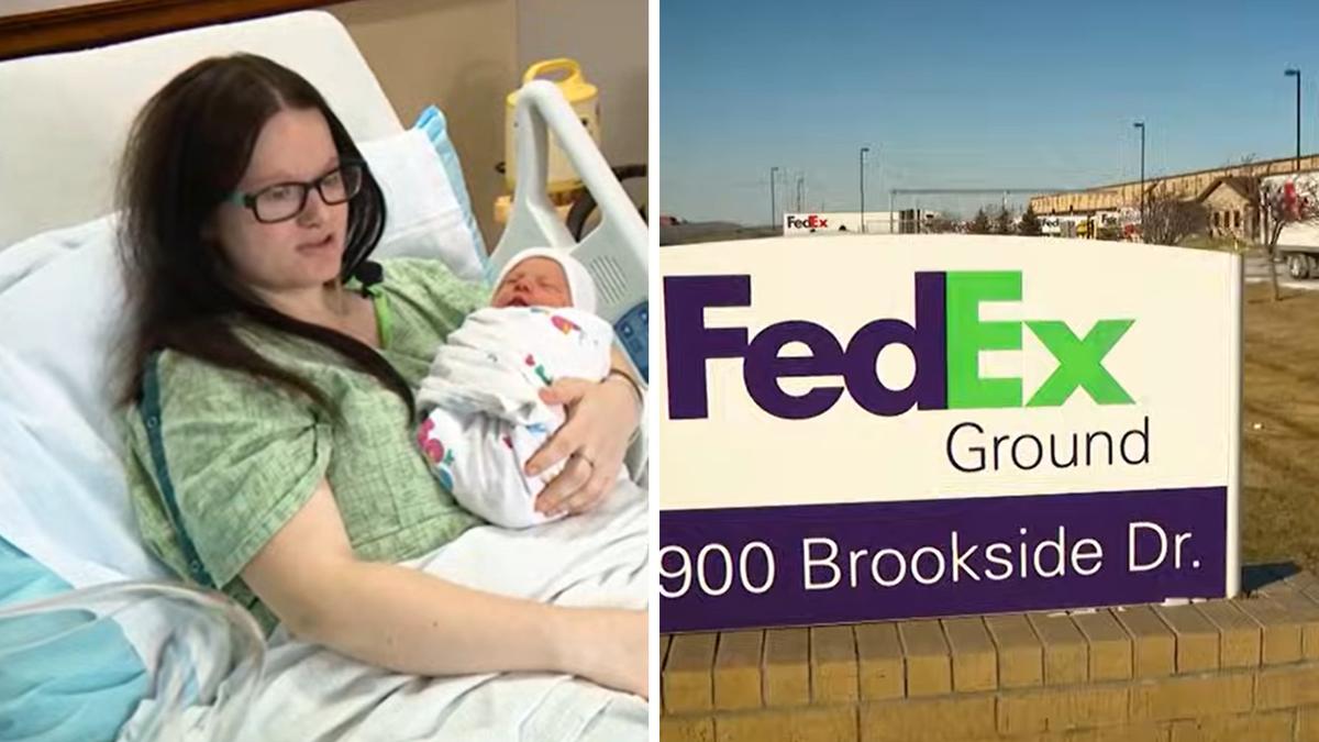 Amethyst Blumberg: Woman gives birth during FedEx shift, she didn’t know she was pregnant