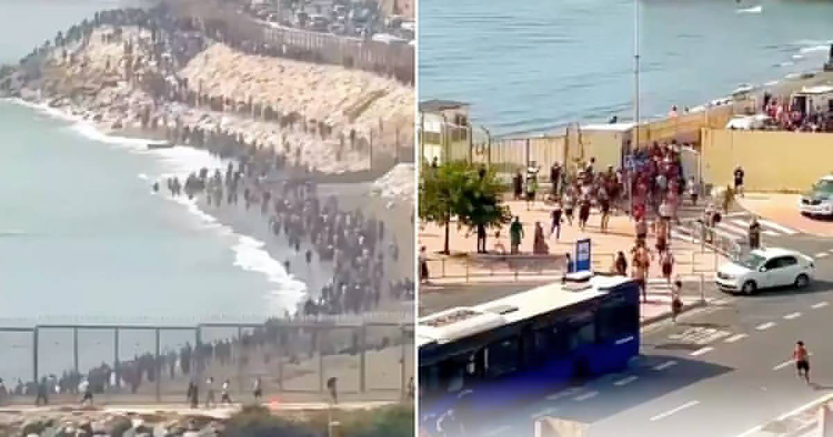 Massive Influx of Migrants Sparks Unprecedented Crisis at Ceuta's Border with Morocco