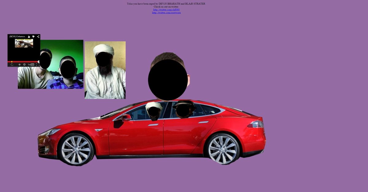 Comment on Tesla Motors’ website and Twitter account were hacked by Hackers Hijack Tesla's Cloud To Mine Cryptocurrencies - LILES FILES