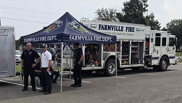 First responders provide school supplies