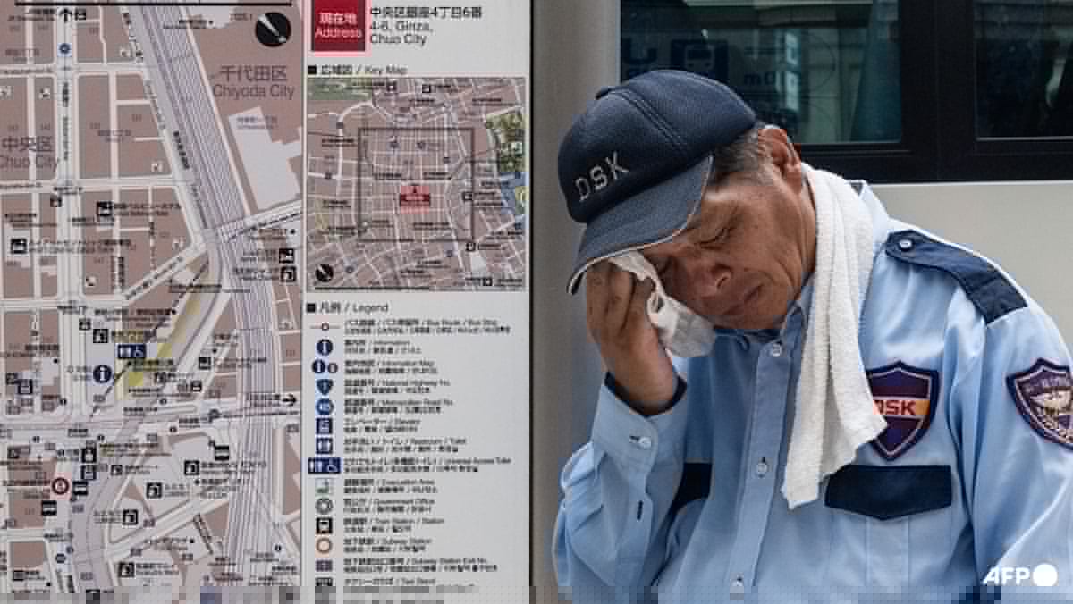 Japan records fifth 'cruelly hot day'
