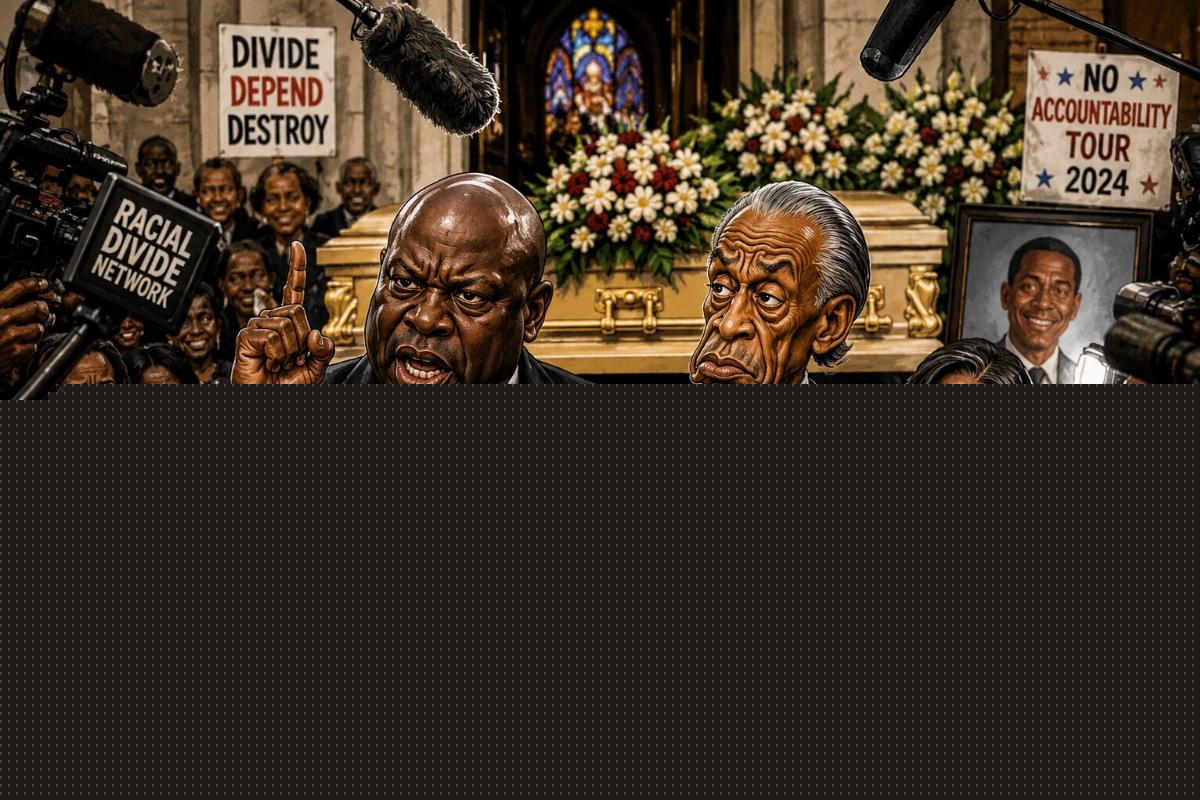 The funeral-to-press-conference pipeline