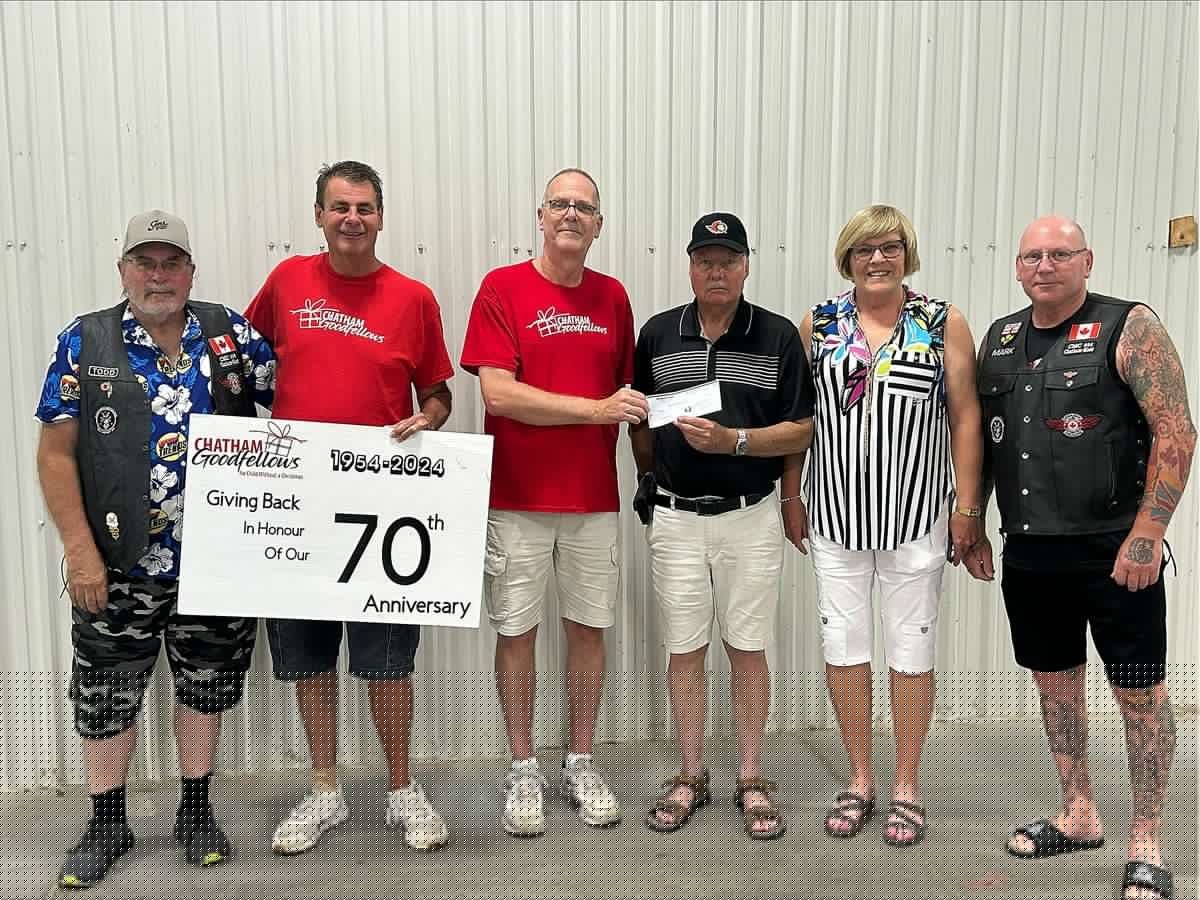 Canadian Motorcycle Cruisers sell out fundraiser for Chatham Goodfellows