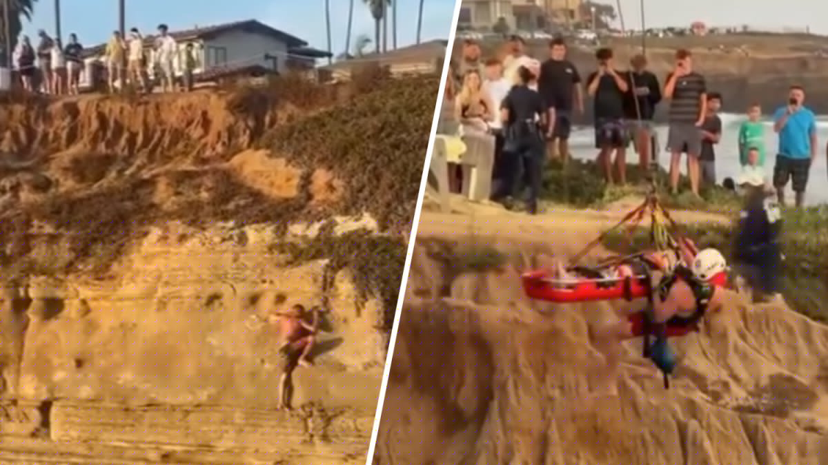Days after teen hurt in cliff jump, lifeguards called to back-to-back rescues at Sunset Cliffs