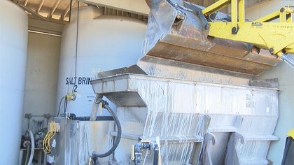 NCDOT treating roads and urging residents to stay home during winter storm