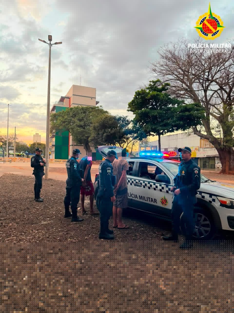 PM prende dois foragidos da Justiça durante patrulhamento na Ceilândia