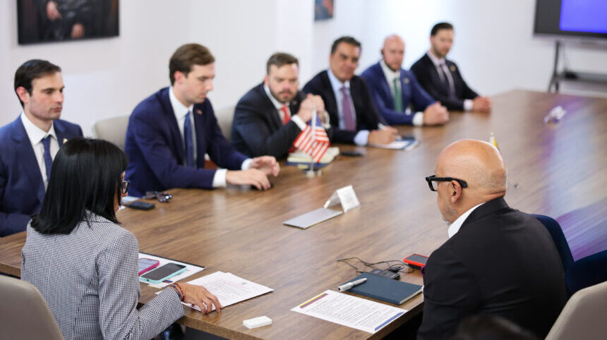 Presidenta Delcy Rodríguez sostiene reunión con delegación de alto nivel de EE. UU.