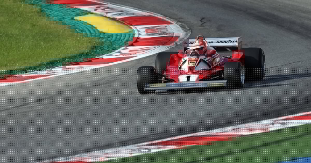 „Legends Grand Prix“ - Alter Ferrari von Niki Lauda am Salzburgring