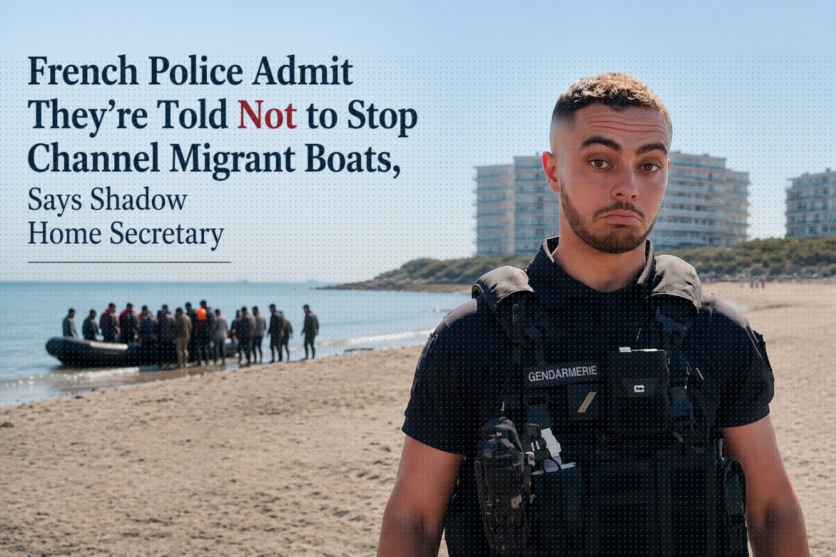 French Police Admit They're Told Not to Stop Channel Migrant Boats, Says Shadow Home Secretary - NATIONAL NEWS