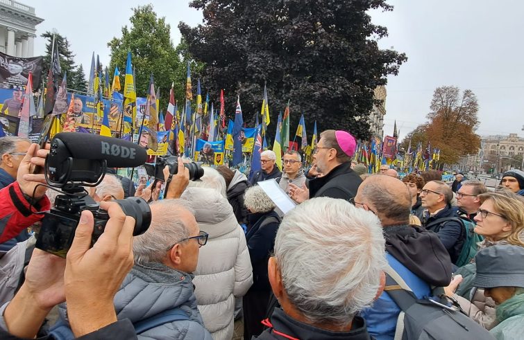 110 Italians welcomed in Kyiv for the Jubilee of Hope. The nuncio: “Peace is a challenge for everyone; war cannot be won with political paradigms”