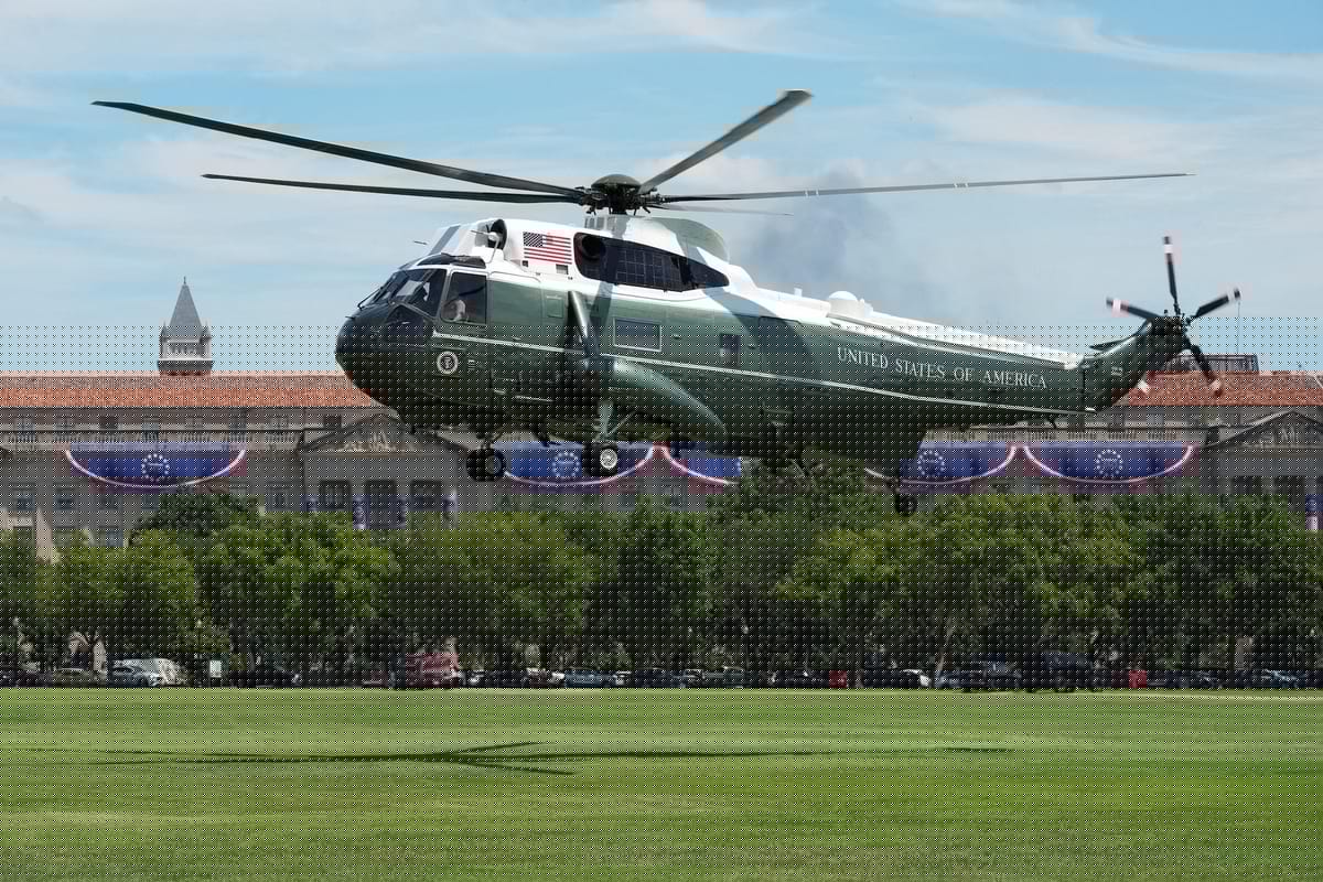 FAA investigating jet takeoff during Marine One flight