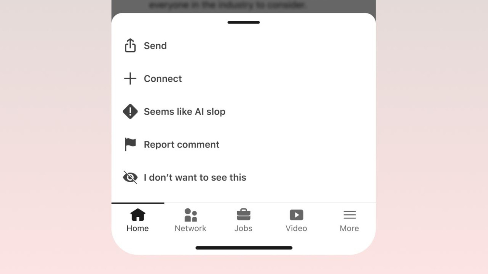 LinkedIn Tests ‘Seems Like AI Slop’ Reporting Button