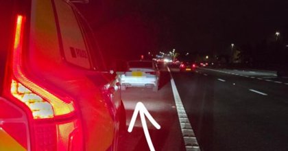 Drunk driver arrested after 'swerving' three times over limit with children in car