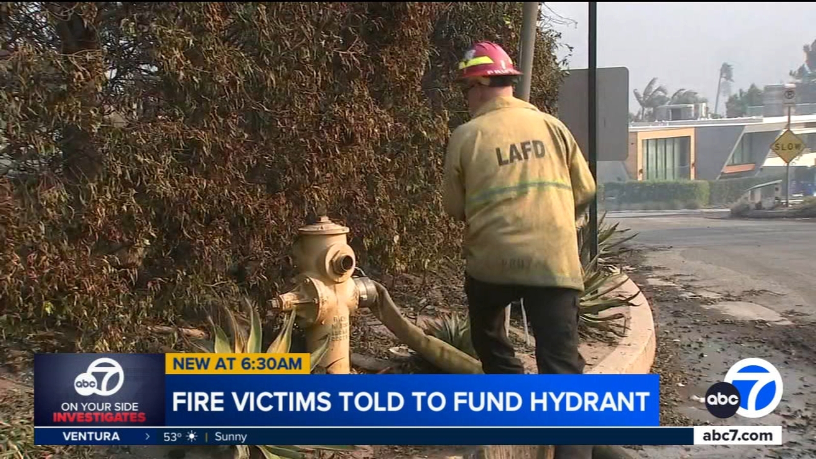 Palisades Fire victims told they had to pay for new fire hydrant in order to rebuild