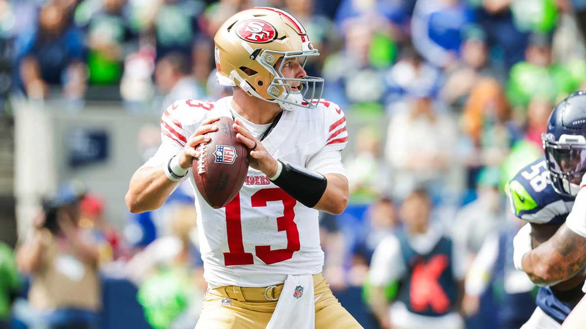 49ers’ Brock Purdy week-to-week after re-aggravating turf toe injury