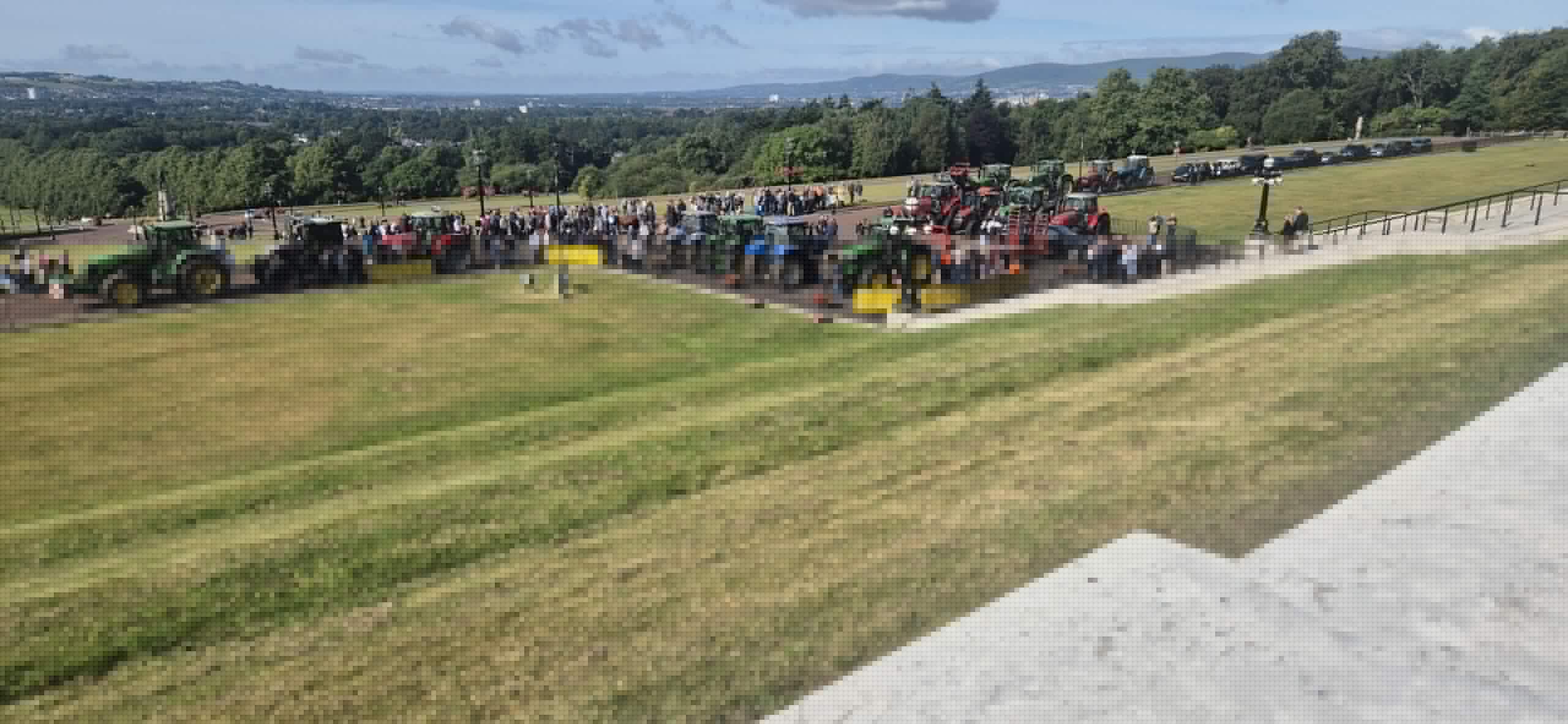 Fermanagh farmers have their say at Stormont protest