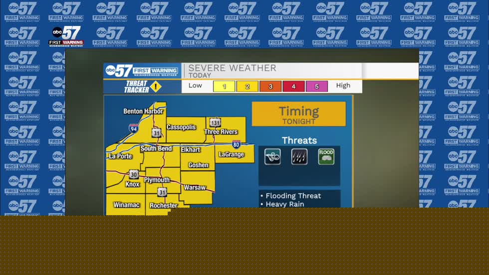 Round two brings flood potential tonight
